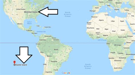 where is easter island located on a world map